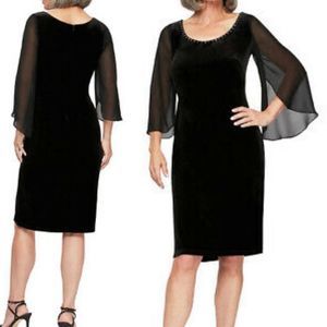 ALEX EVENING SHORT SHIFT DRESS